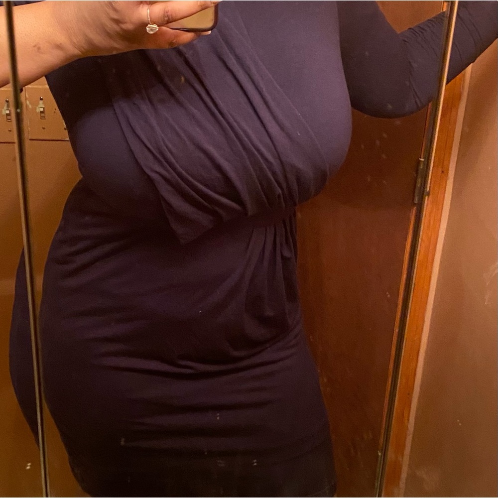 Adrianna Papell Navy Dress Size 12